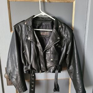 Wilson's Vintage Black Leather Jacket
